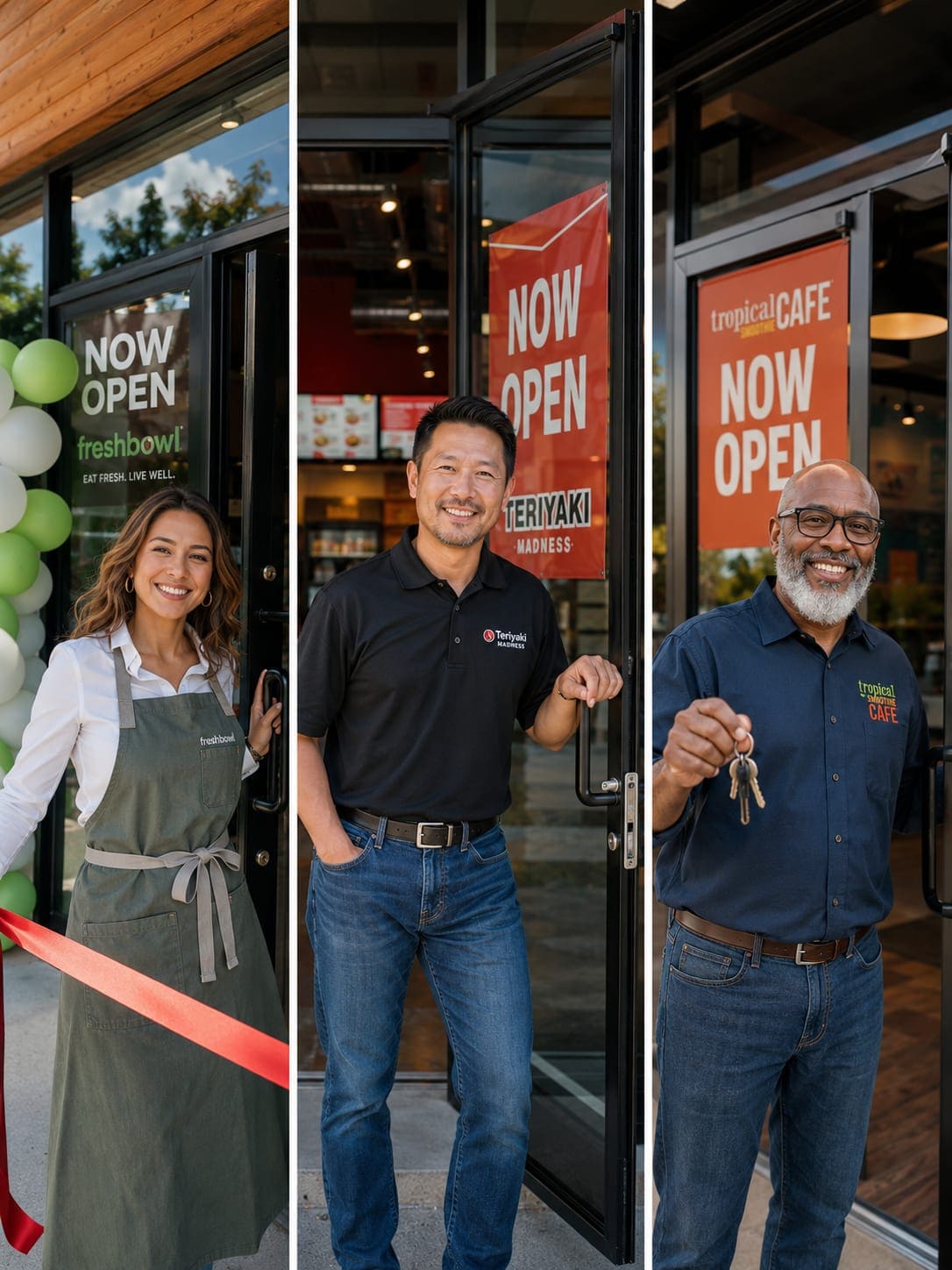 A restaurant owner opening a second location themselves